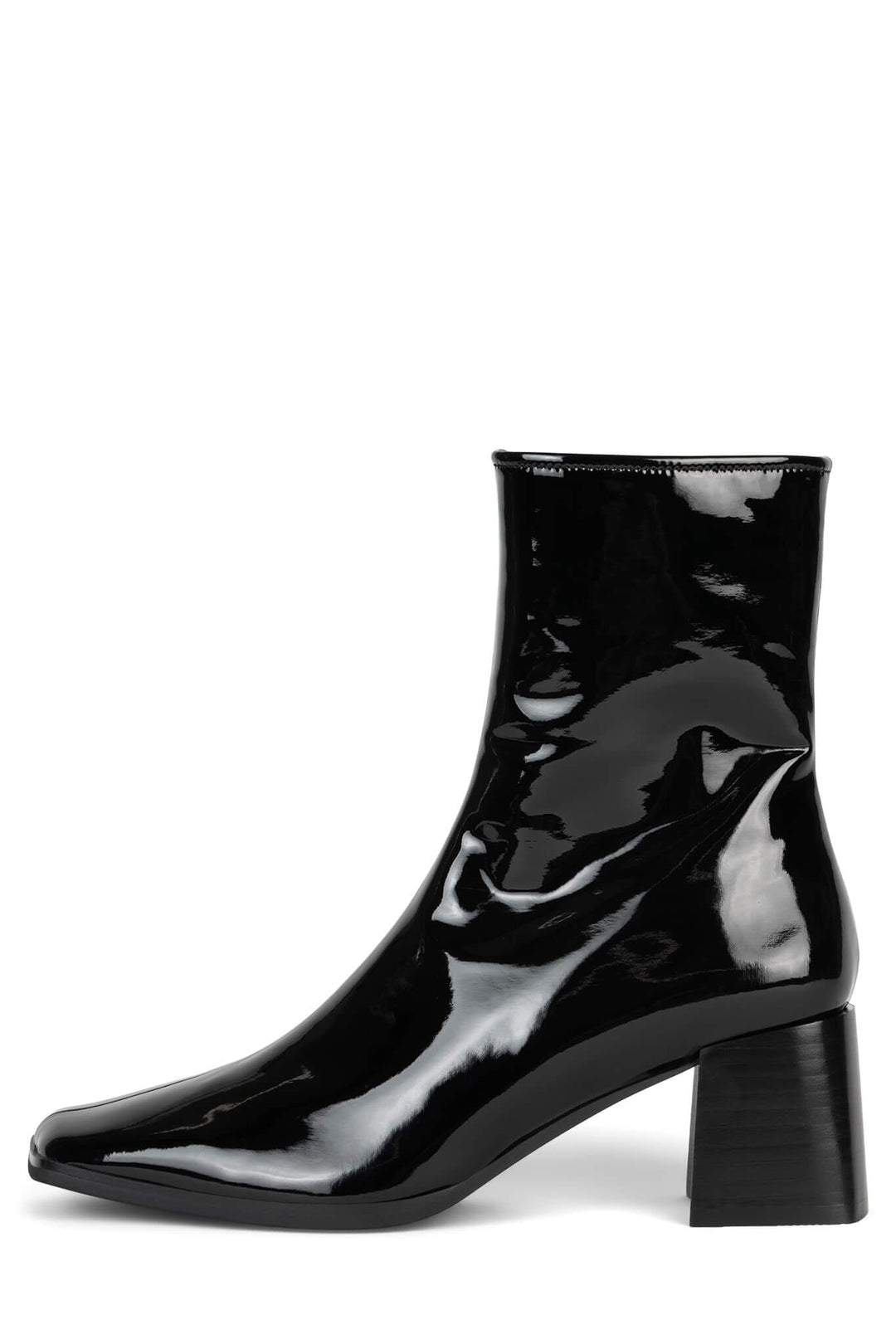 Black Patent Slique Ankle Boot