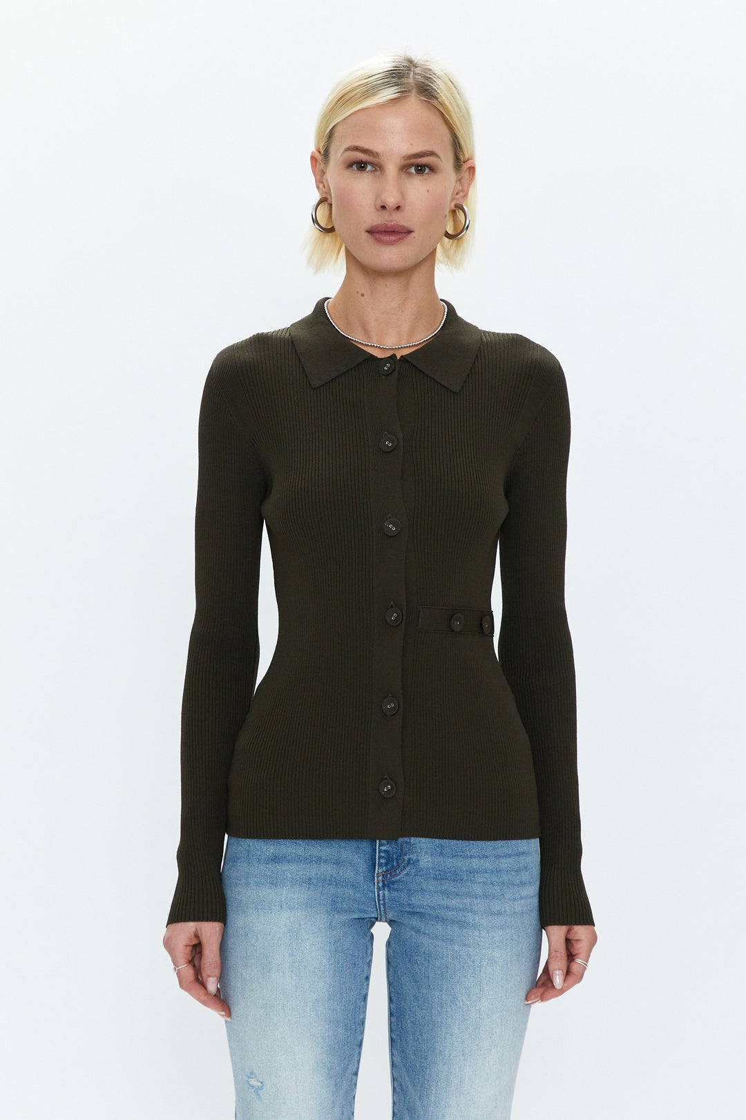 Dark Olive Keely Sweater