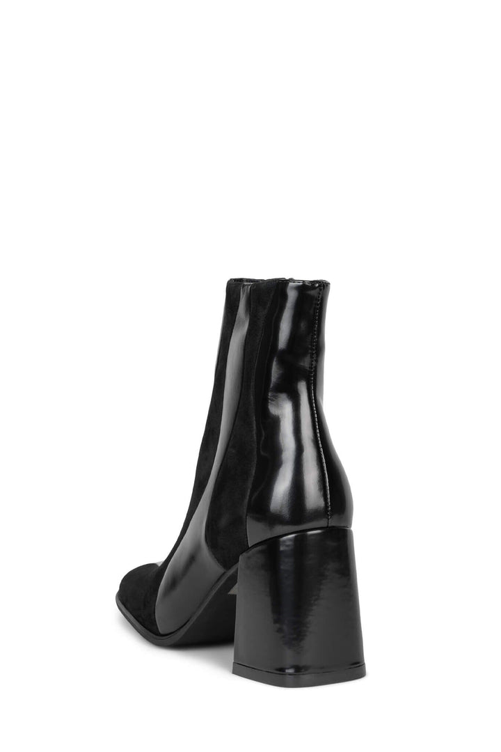 Jeffrey Campbell Black Suede Mod Lavalamp Ankle Boot