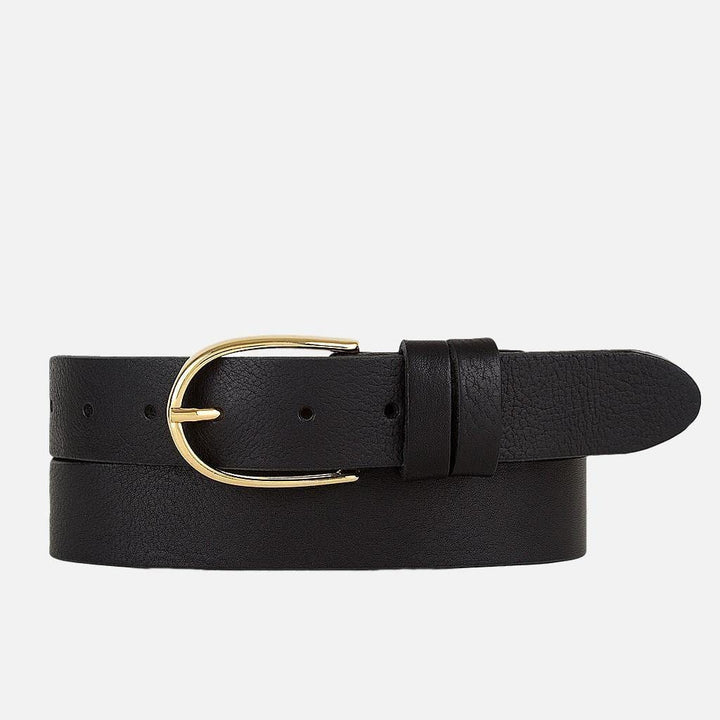 Black Leather Drika Belt