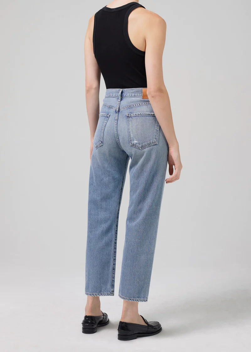 COH Old Blue Cropped Relaxed Straight Jean