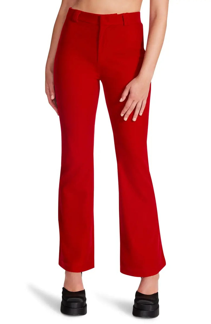 Holiday Red Velvet Harlow Pant