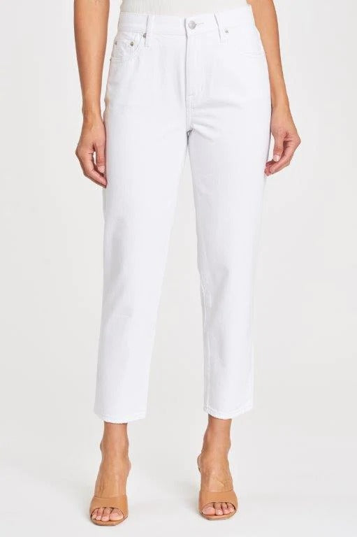 Snowstorm White Relaxed Cropped Jean